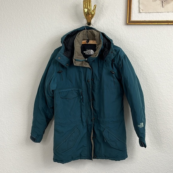 TNF The North Face Goose Down Women's Midi Thigh Puffer Jacket Coat - Picture 1 of 10